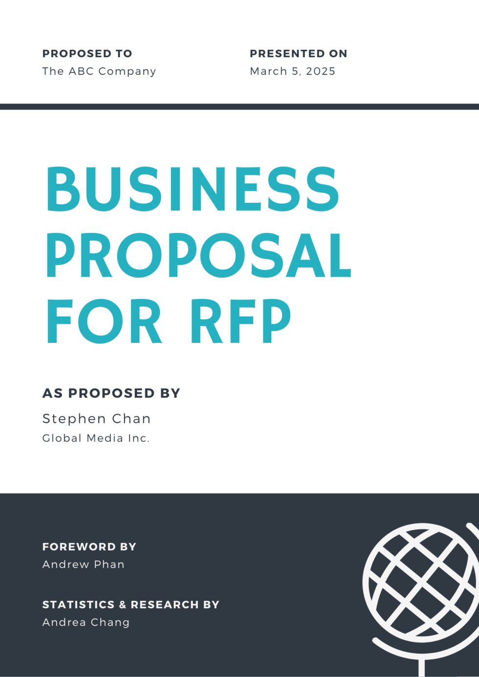 Business Proposal Writing For RFP