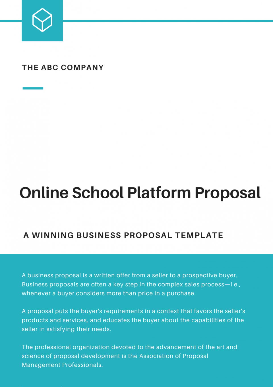 Online School Platform Proposal