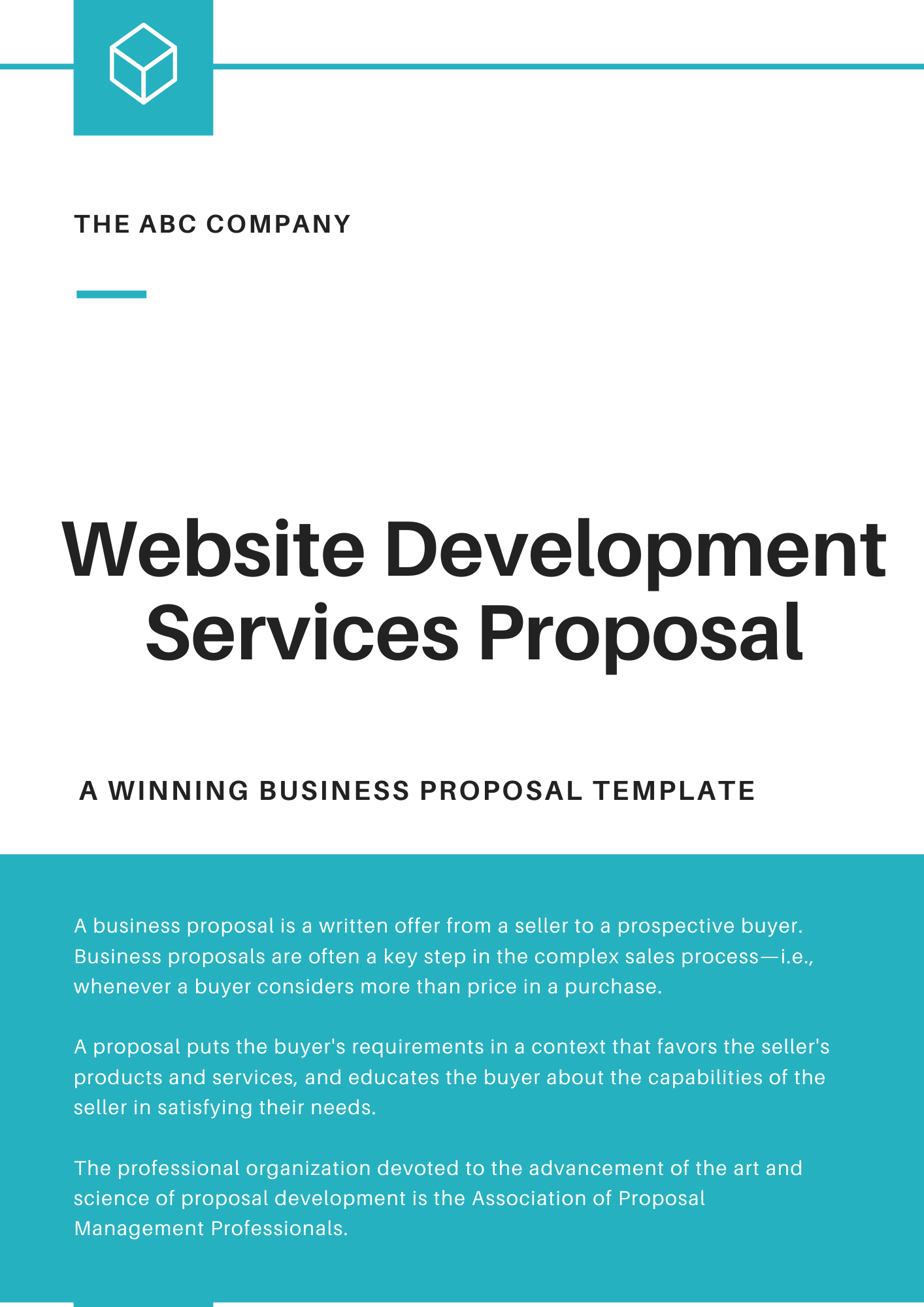 Website Development Services Proposal Template Throughout Web Development Proposal Template