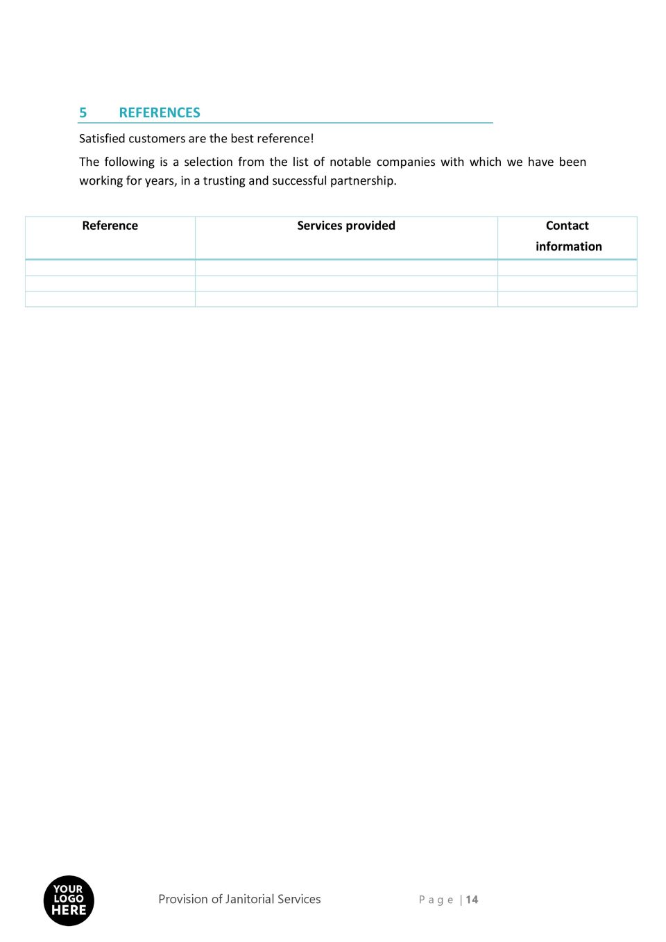 Cleaning services proposal template 14 scaled