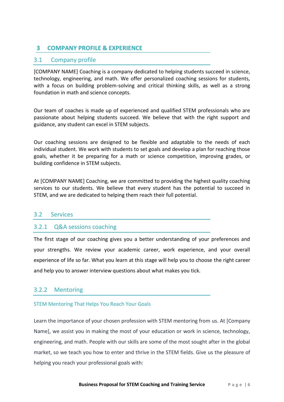 STEM Coaching and Training Service Proposal Template 06 scaled