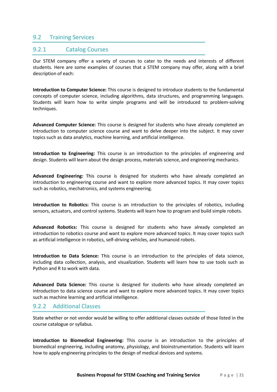 STEM Coaching and Training Service Proposal Template 21 scaled