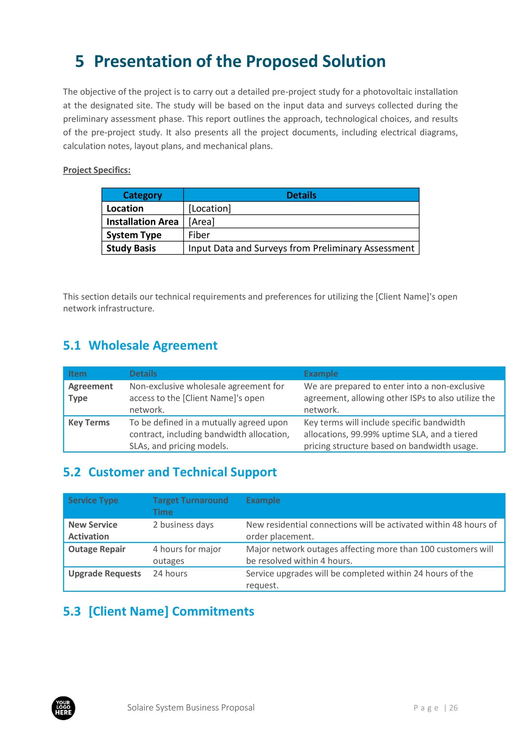 ISP Recruitment for Open-Access Network Proposal Template - Image 10