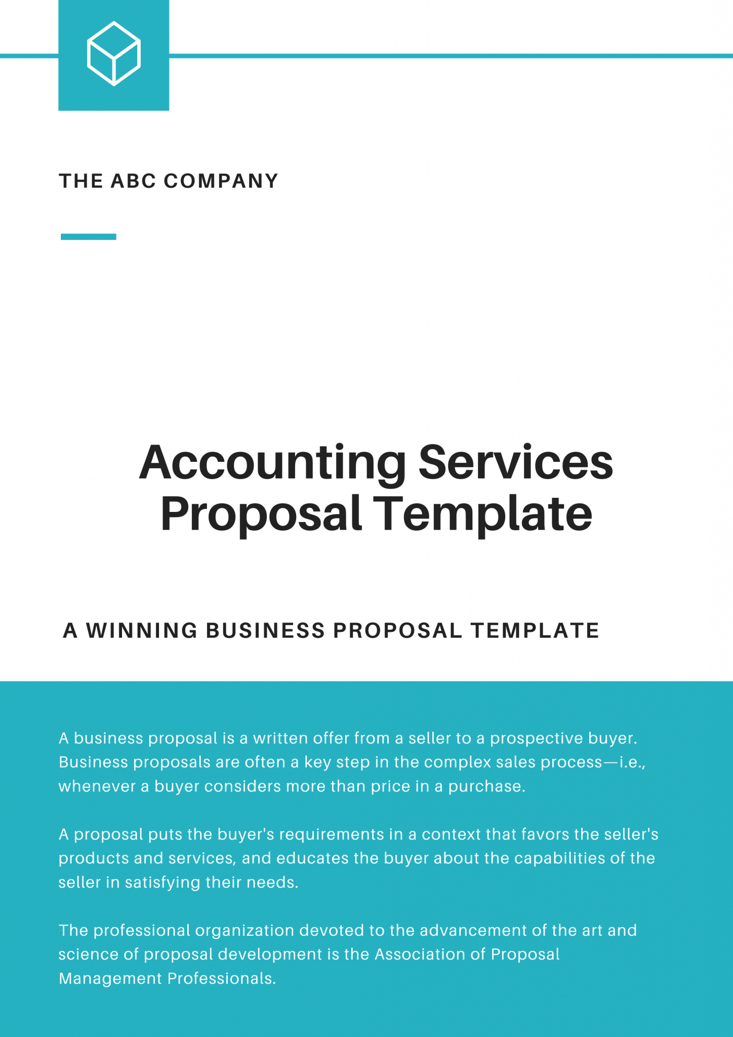 Accounting Services Proposal Template - RFPLY - Proposal Templates