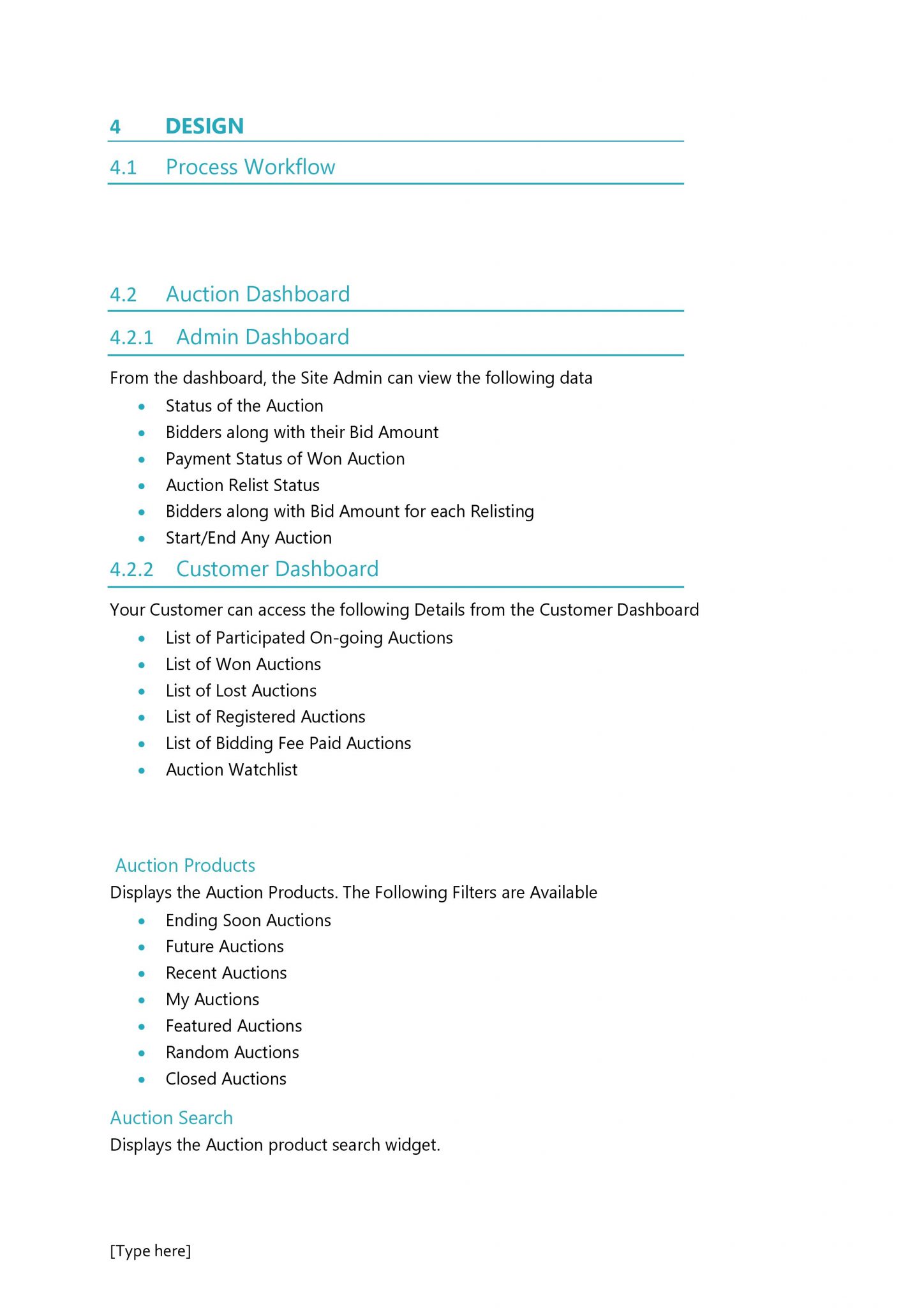 auction company business plan