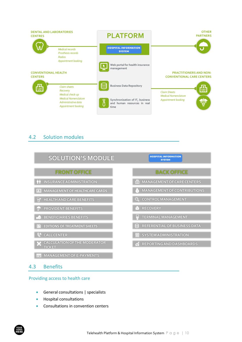 Business Proposal Hospital Information System Template 10 scaled