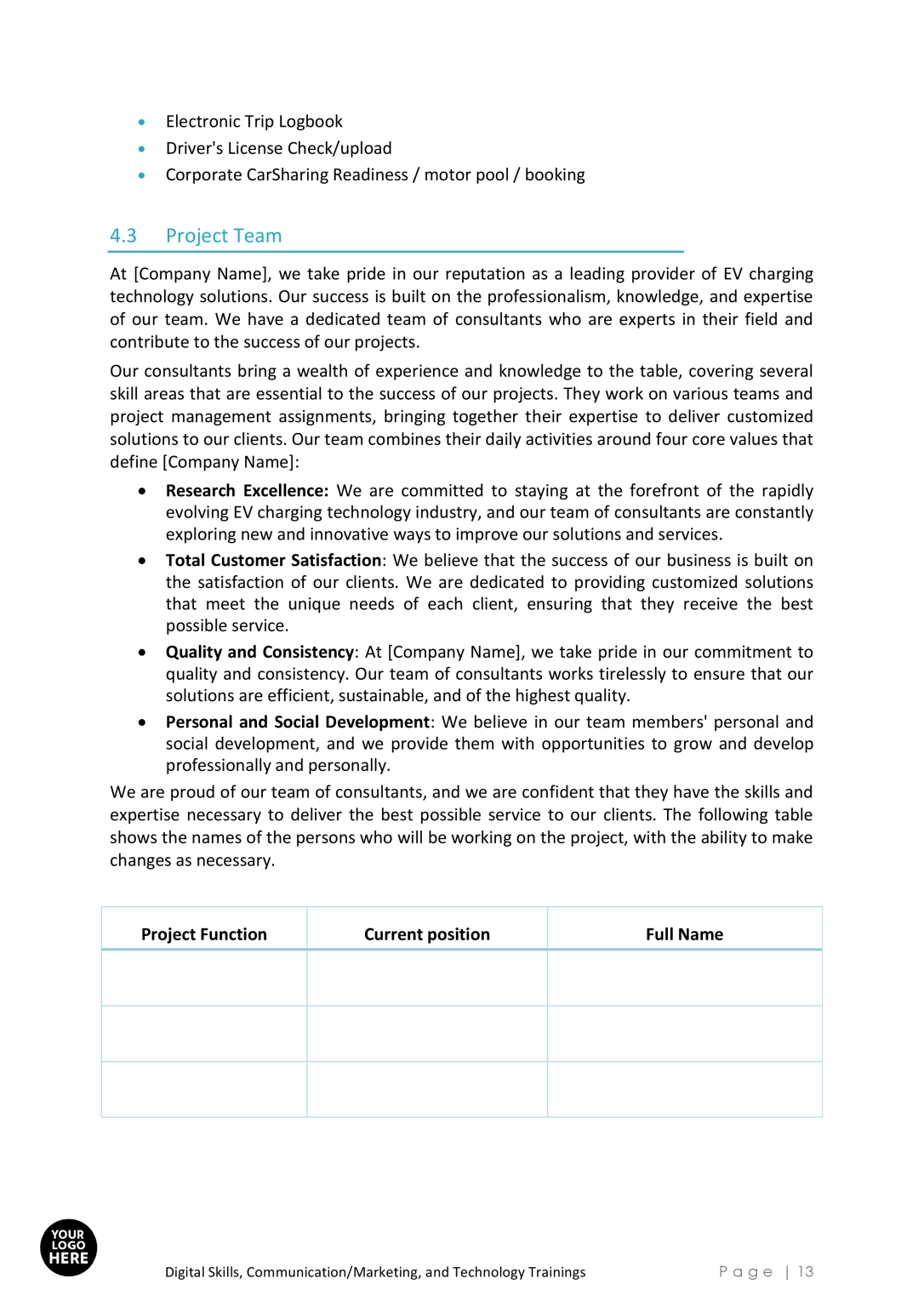 EV Charging Station Locators App Business Proposal Template - RFPLY ...