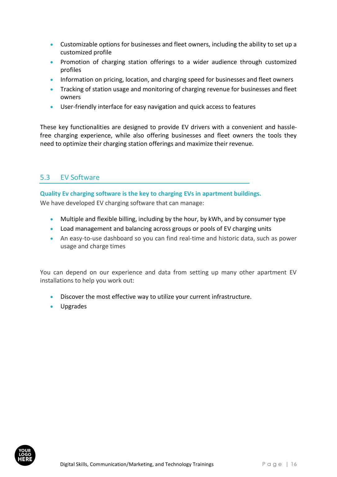 EV Charging Station Locators App Business Proposal Template - RFPLY ...