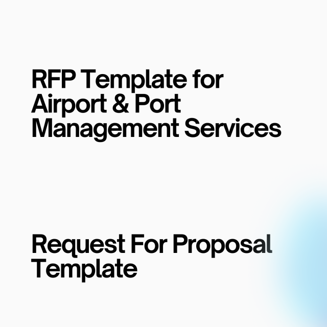 RFP Template for Airport and Port Management Services