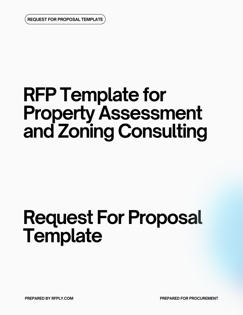 Registration Rfp Sample RFP Template for Property Assessment and Zoning Consulting - RFPLY ...