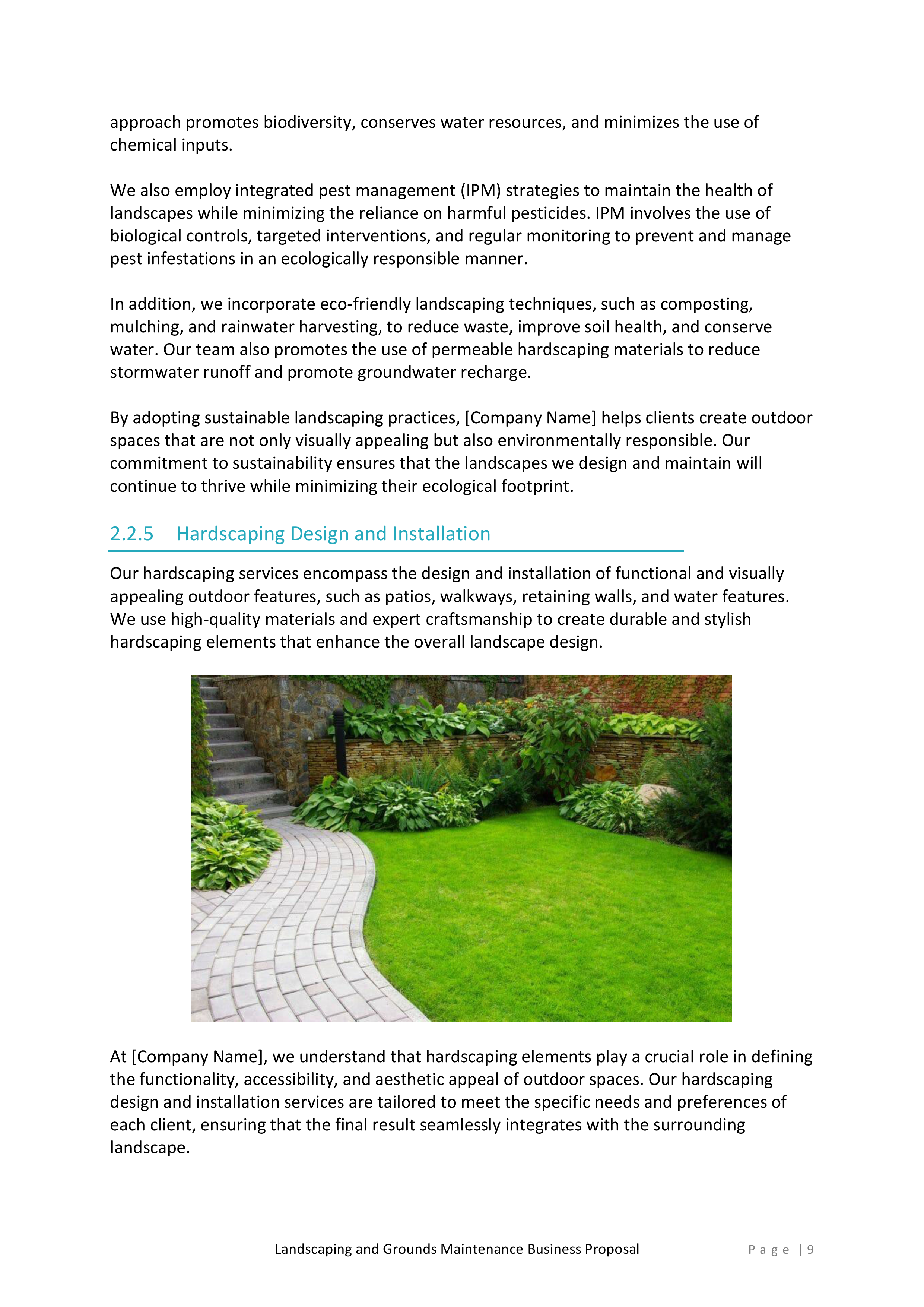Landscaping and Grounds Maintenance Proposal Template - Image 10