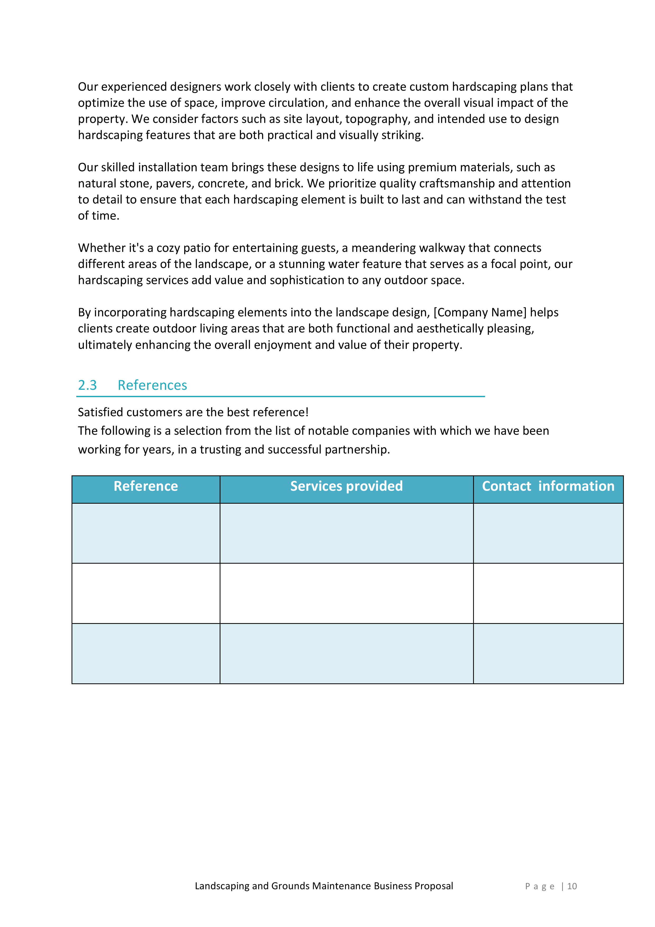 Landscaping and Grounds Maintenance Proposal Template - Image 11