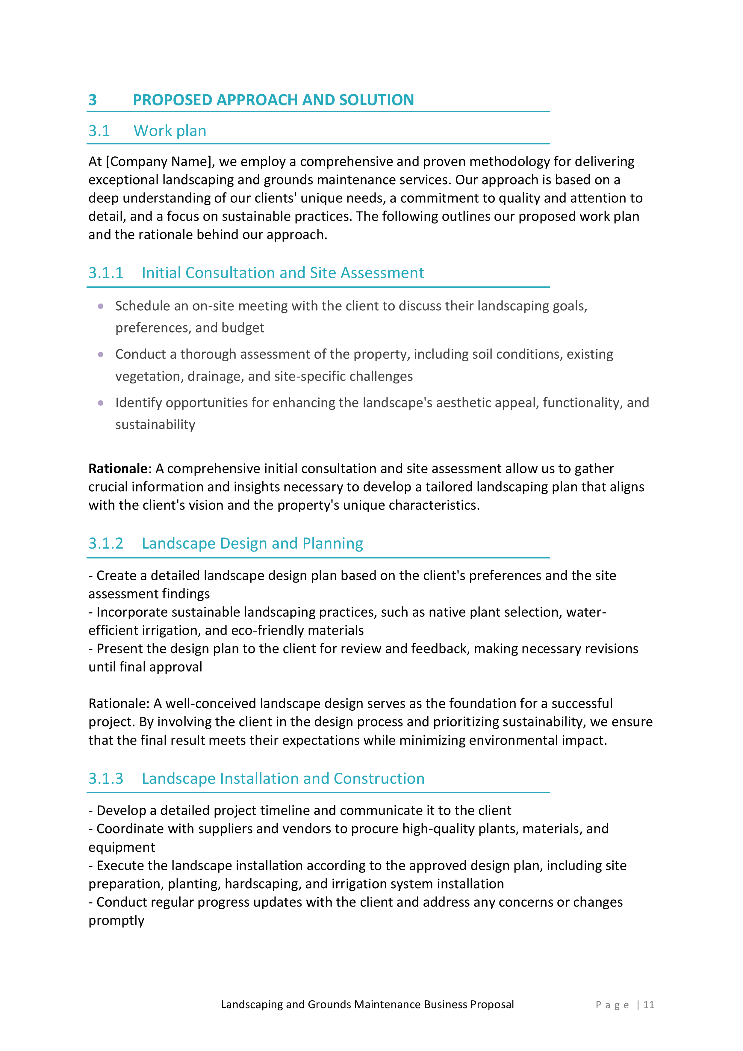 Landscaping and Grounds Maintenance Proposal Template - Image 12