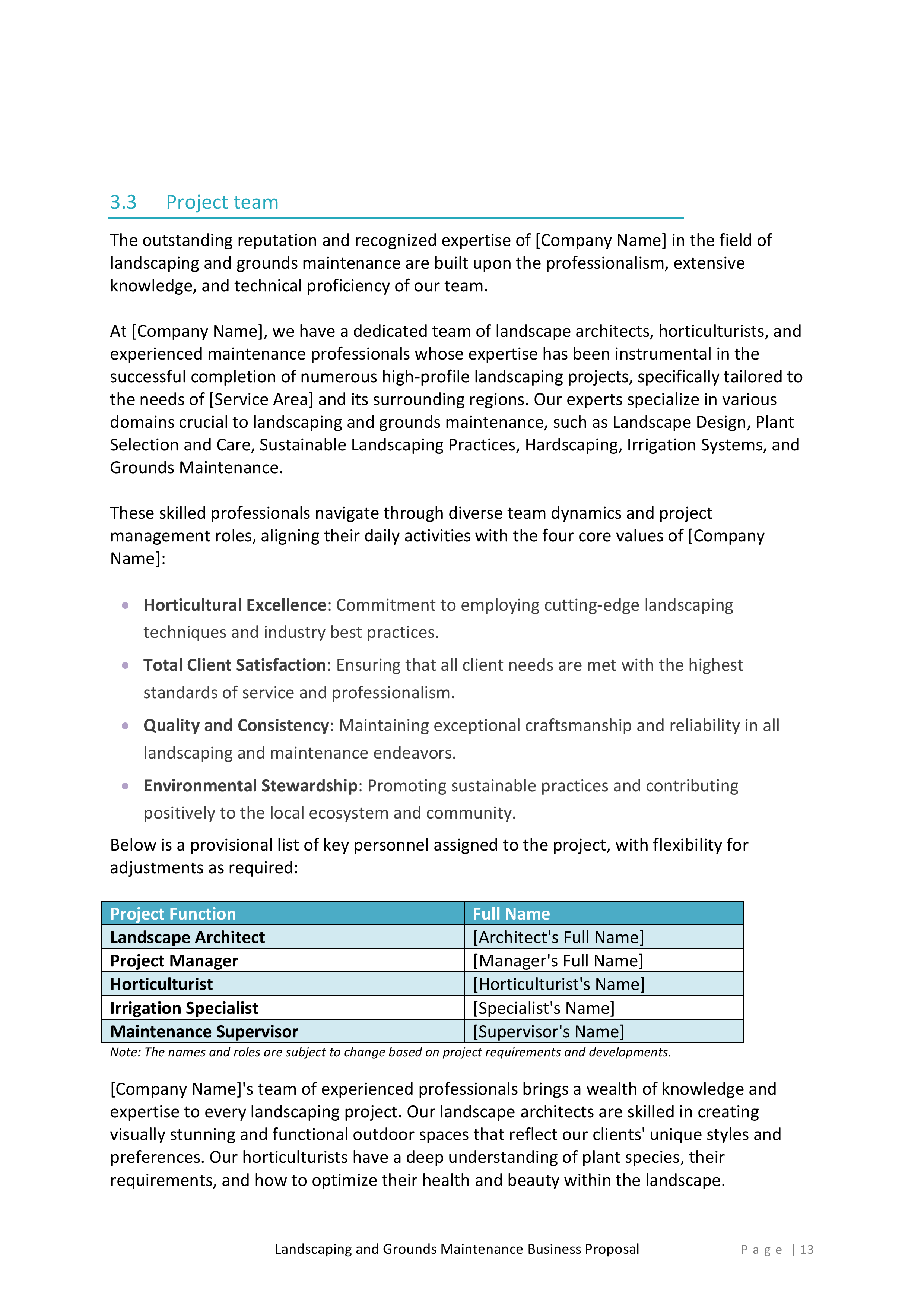 Landscaping and Grounds Maintenance Proposal Template - Image 14