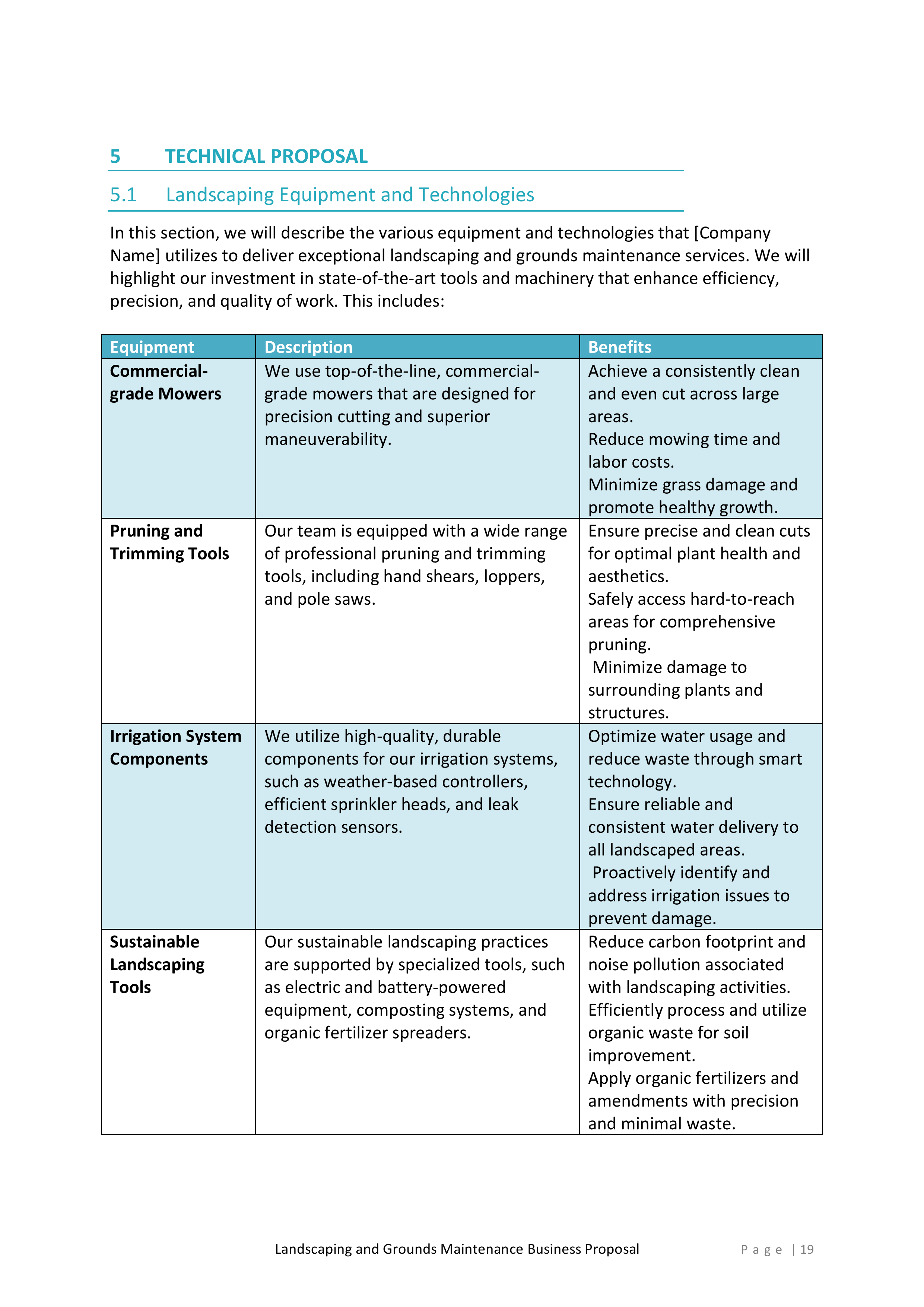 Landscaping and Grounds Maintenance Proposal Template - Image 20