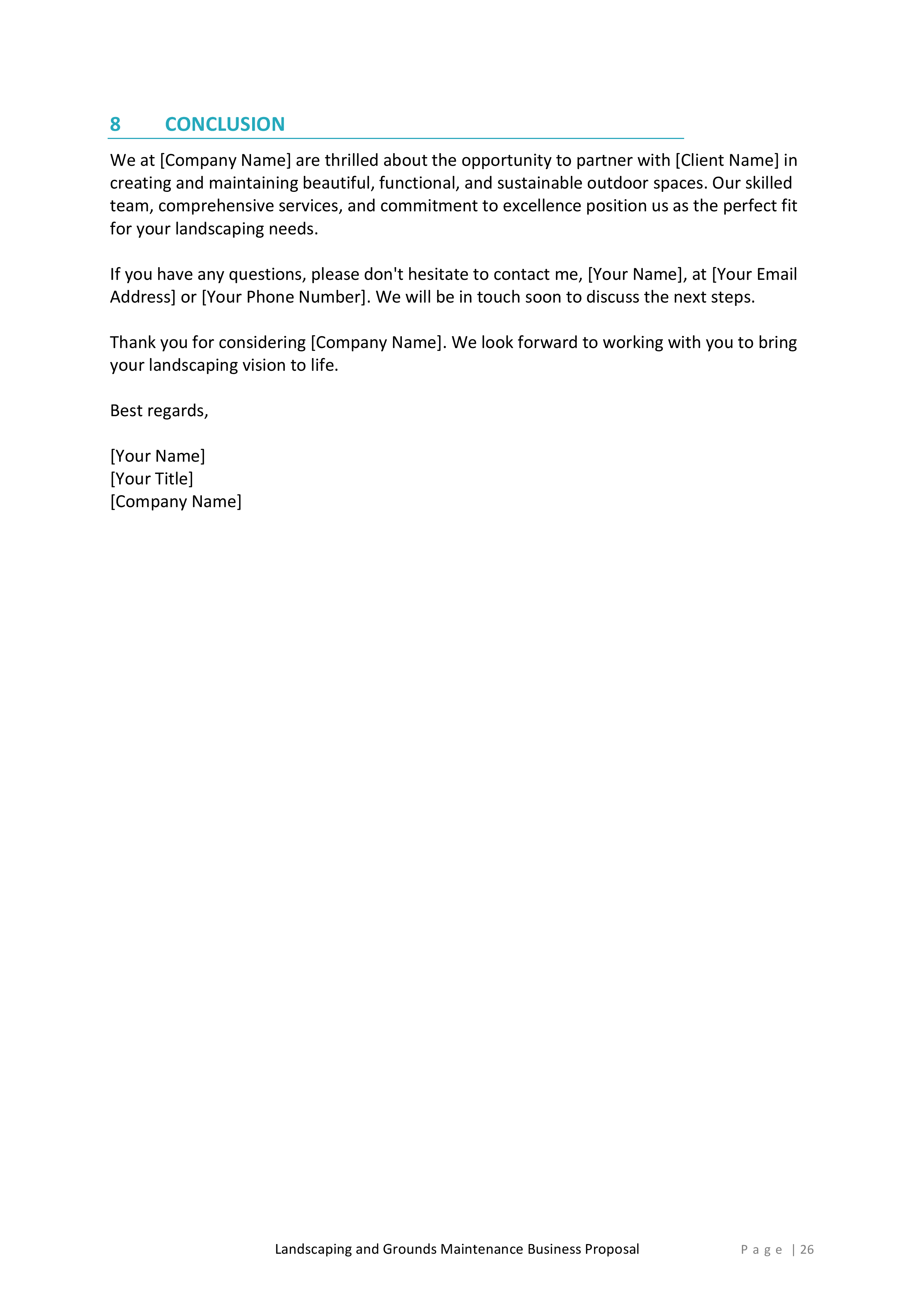 Landscaping and Grounds Maintenance Proposal Template - Image 27