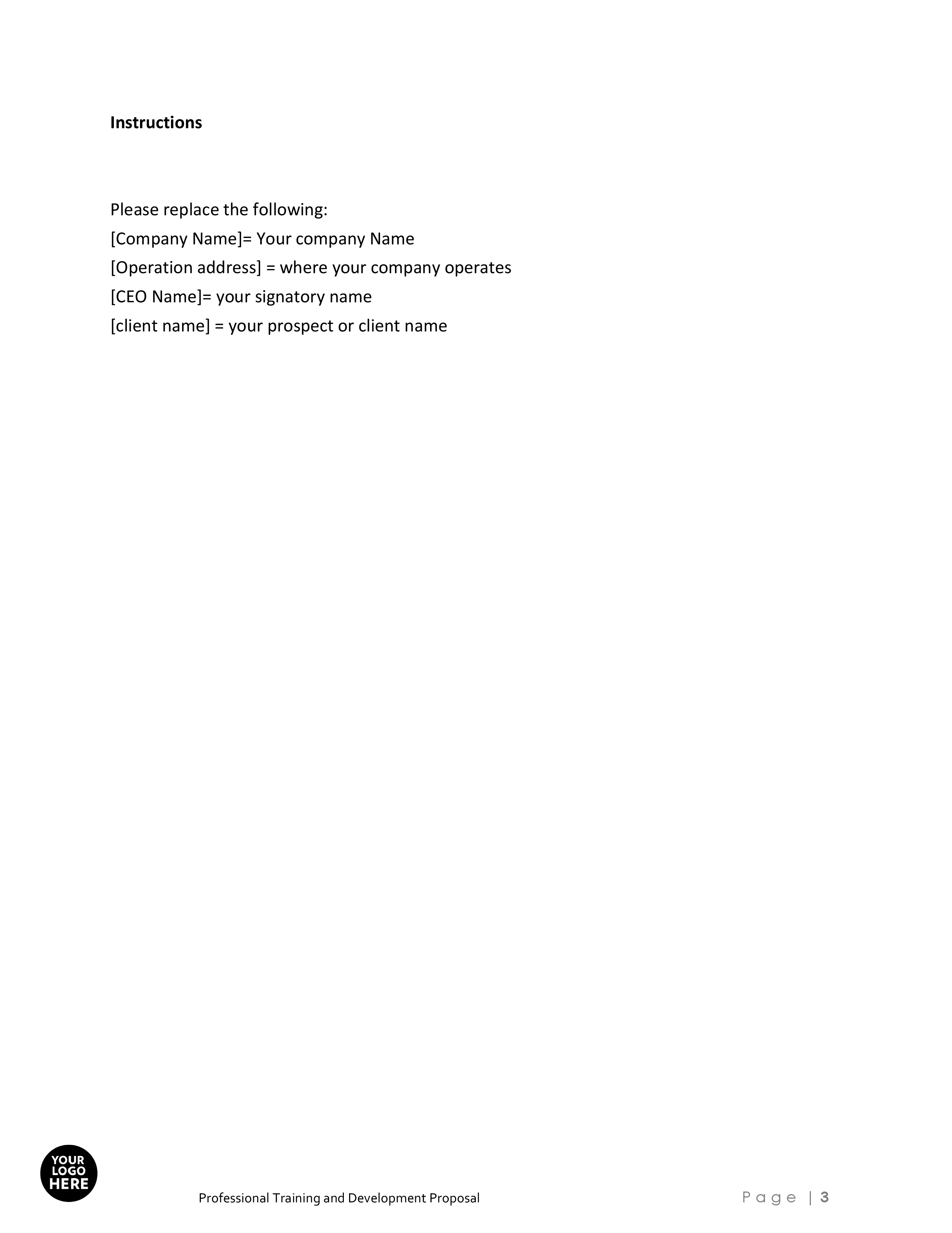 Professional Training and Development Proposal Template - Image 4