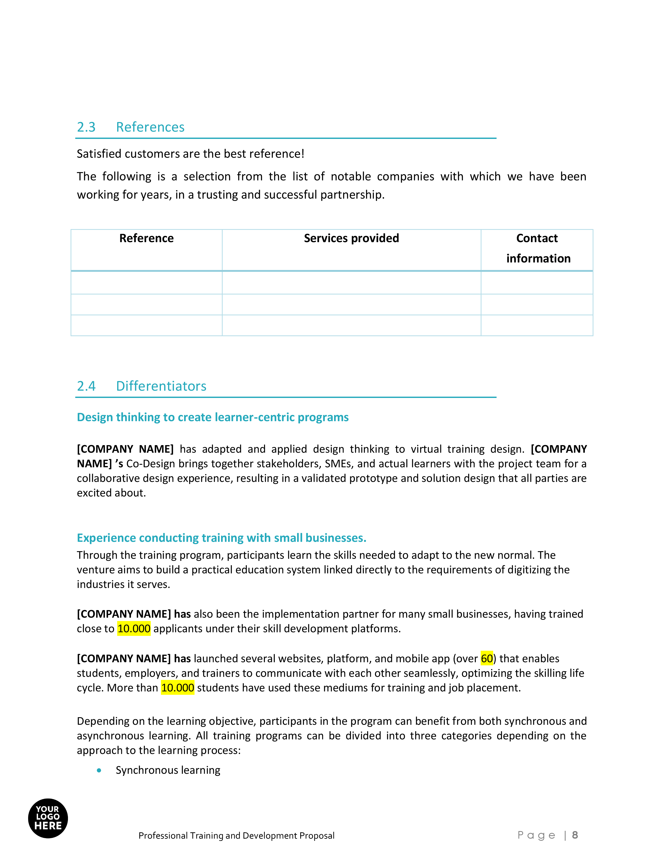 Professional Training and Development Proposal Template - Image 9