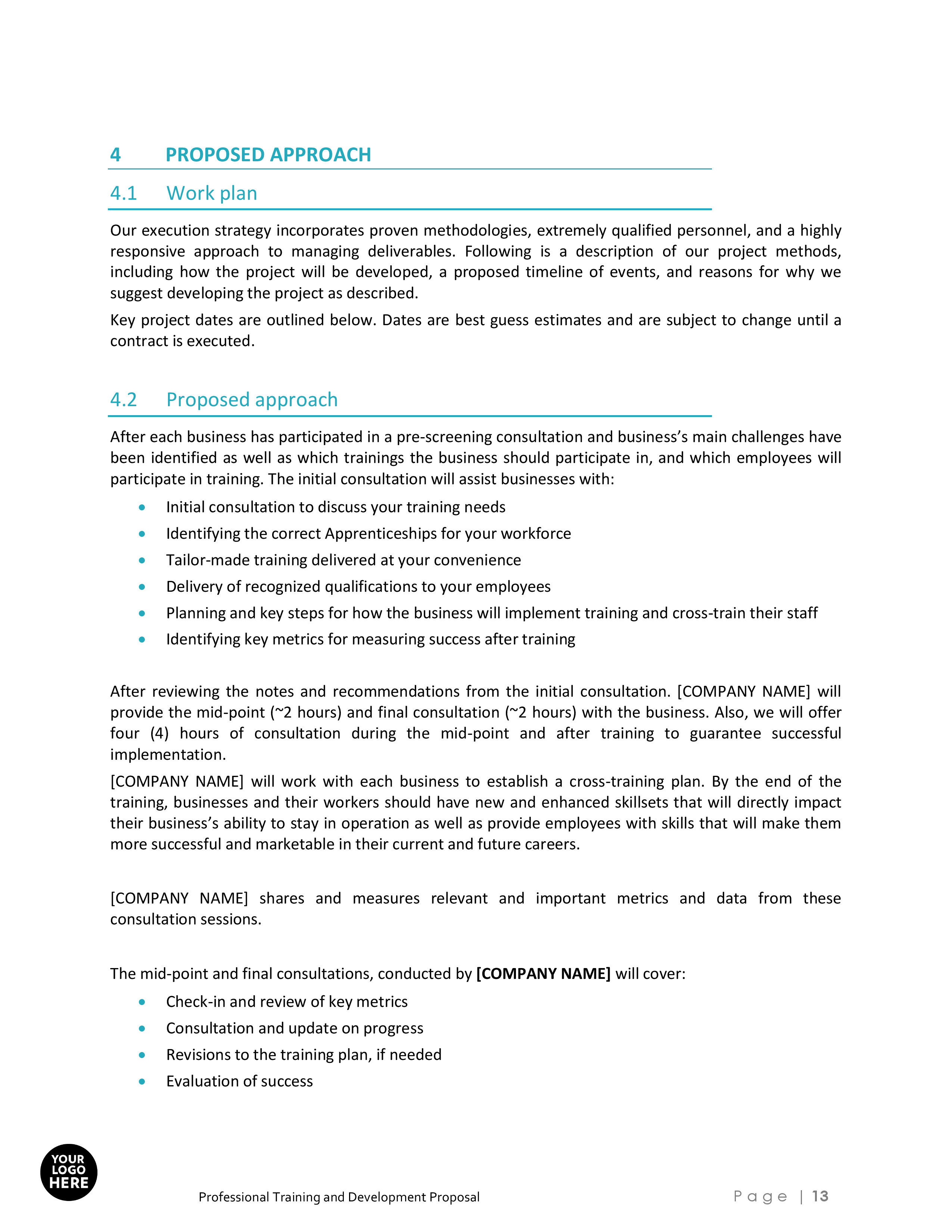 Professional Training and Development Proposal Template - Image 14