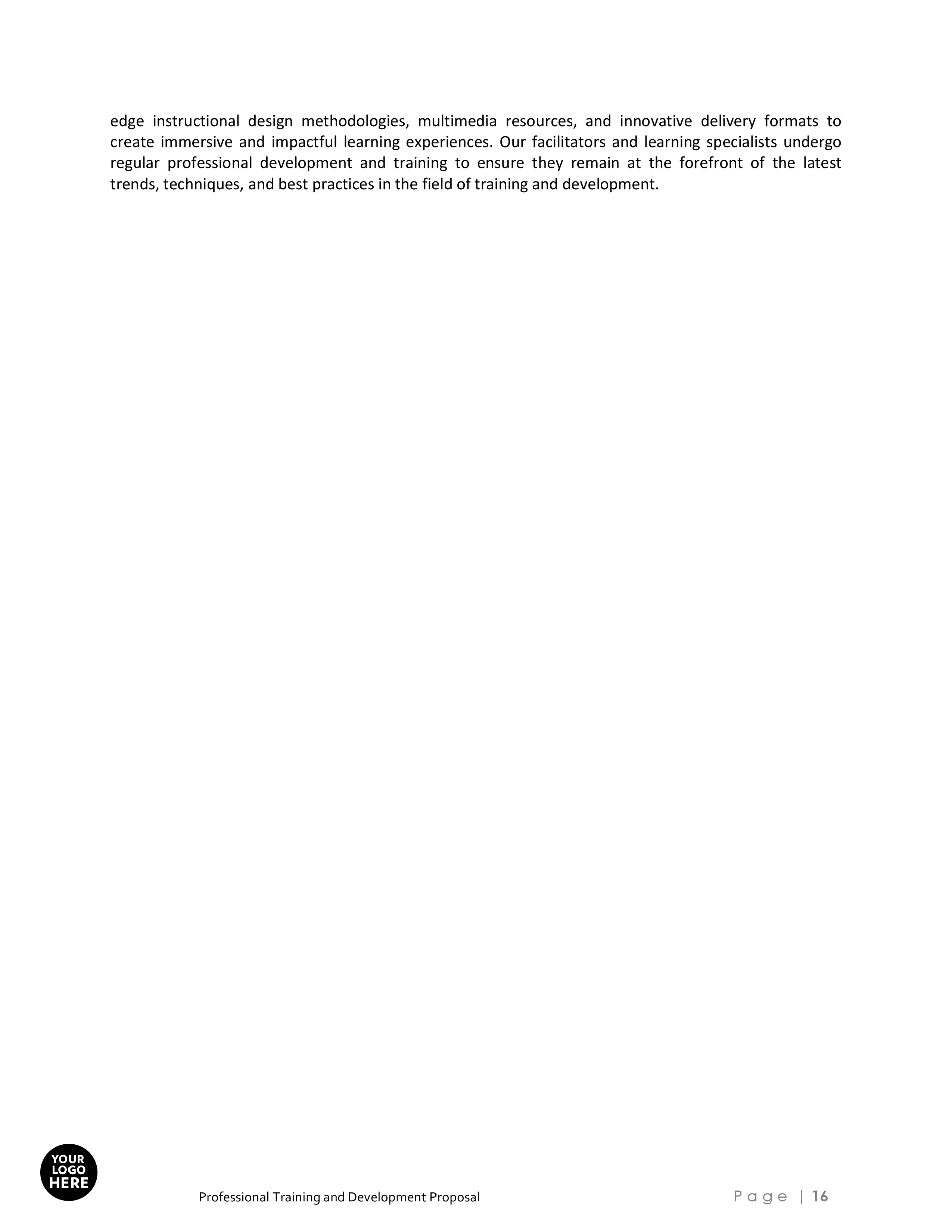 Professional Training and Development Proposal Template - Image 17