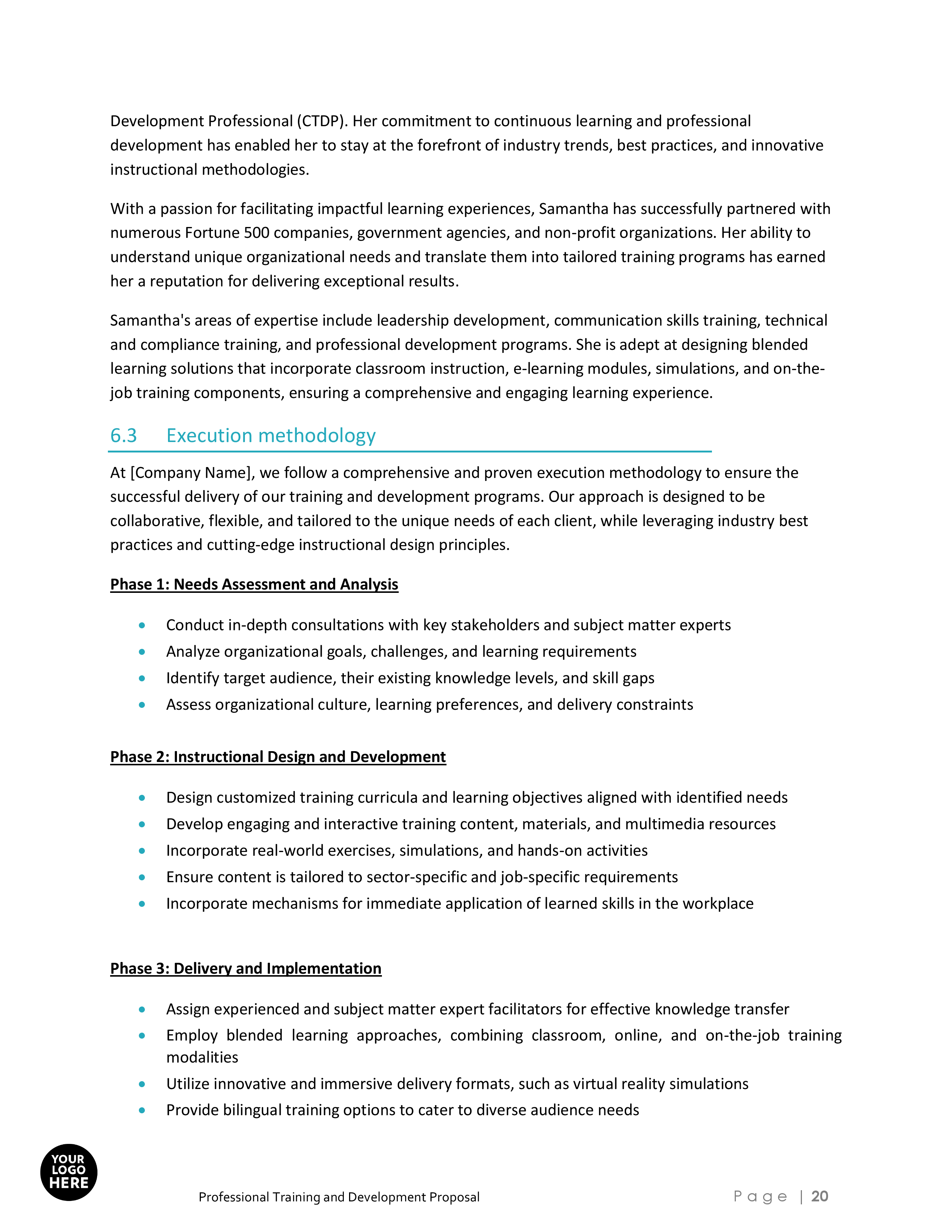 Professional Training and Development Proposal Template - Image 21