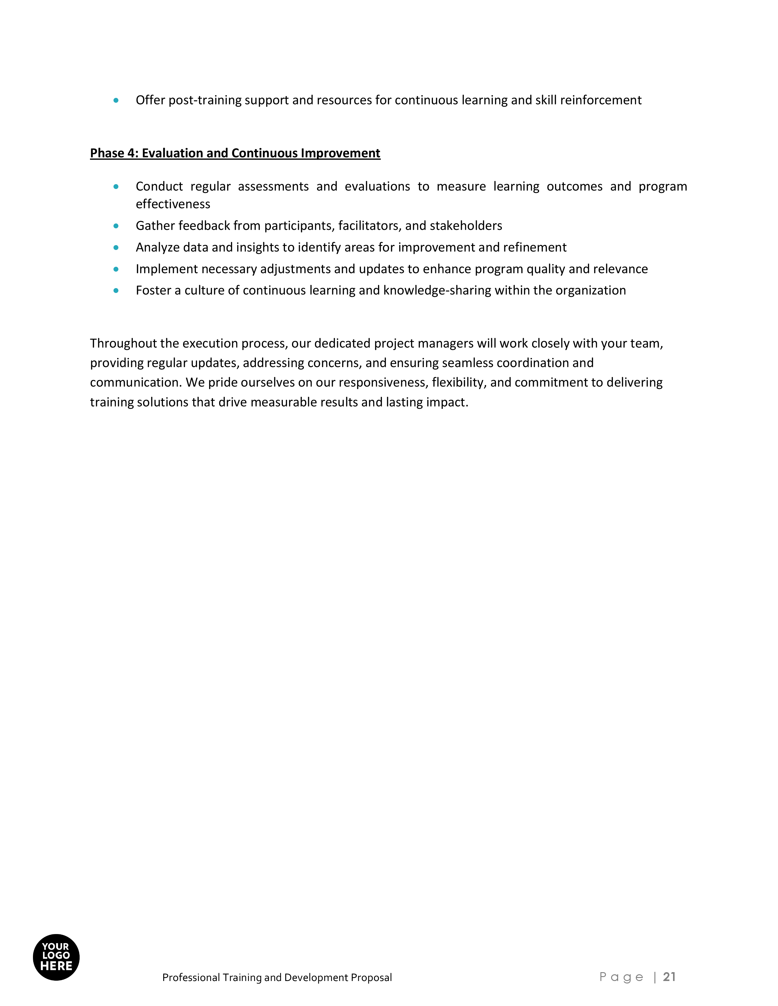 Professional Training and Development Proposal Template - Image 22