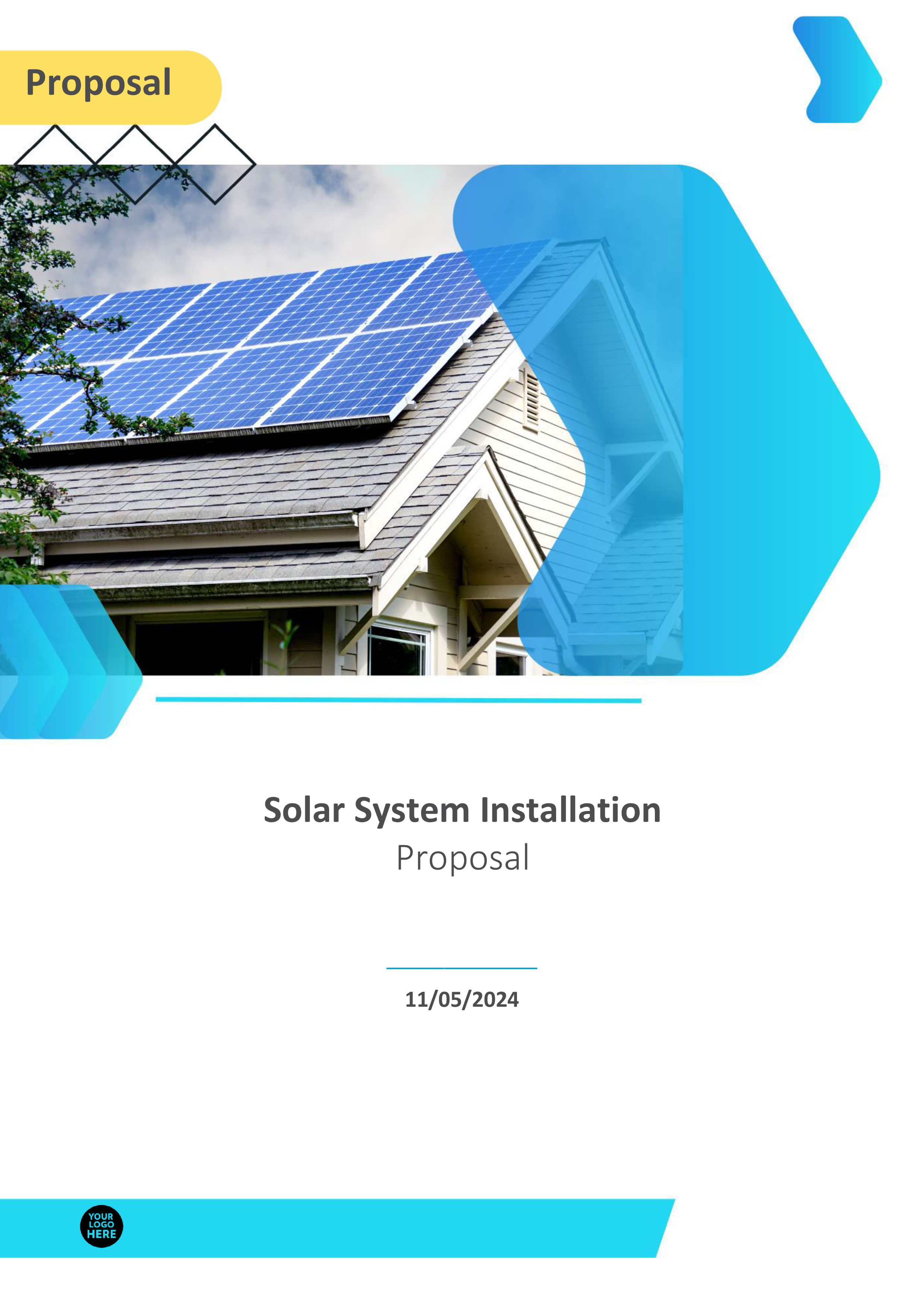 Solar Panel System Installation Business Proposal Template - Image 2