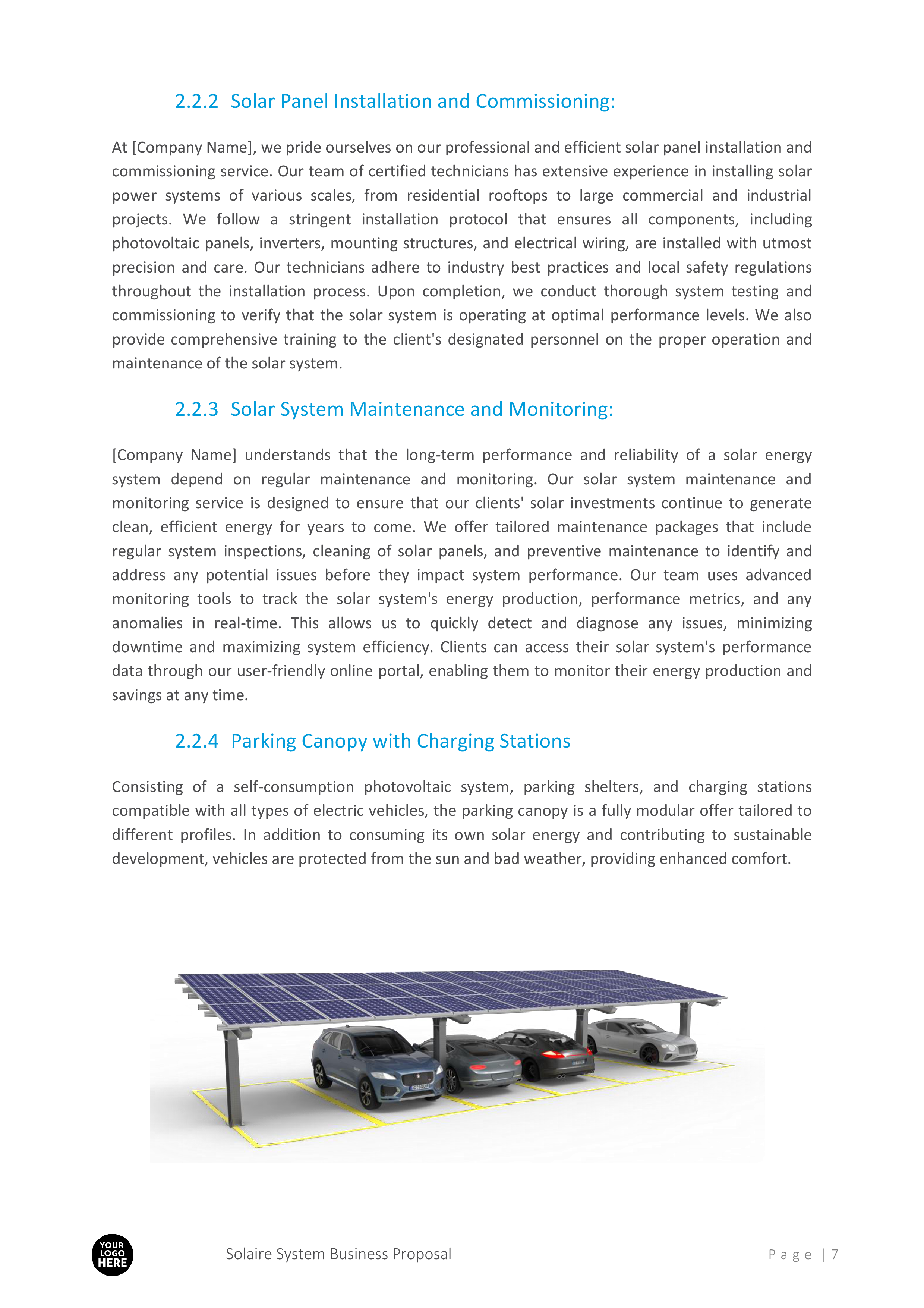 Solar Panel System Installation Business Proposal Template - Image 6