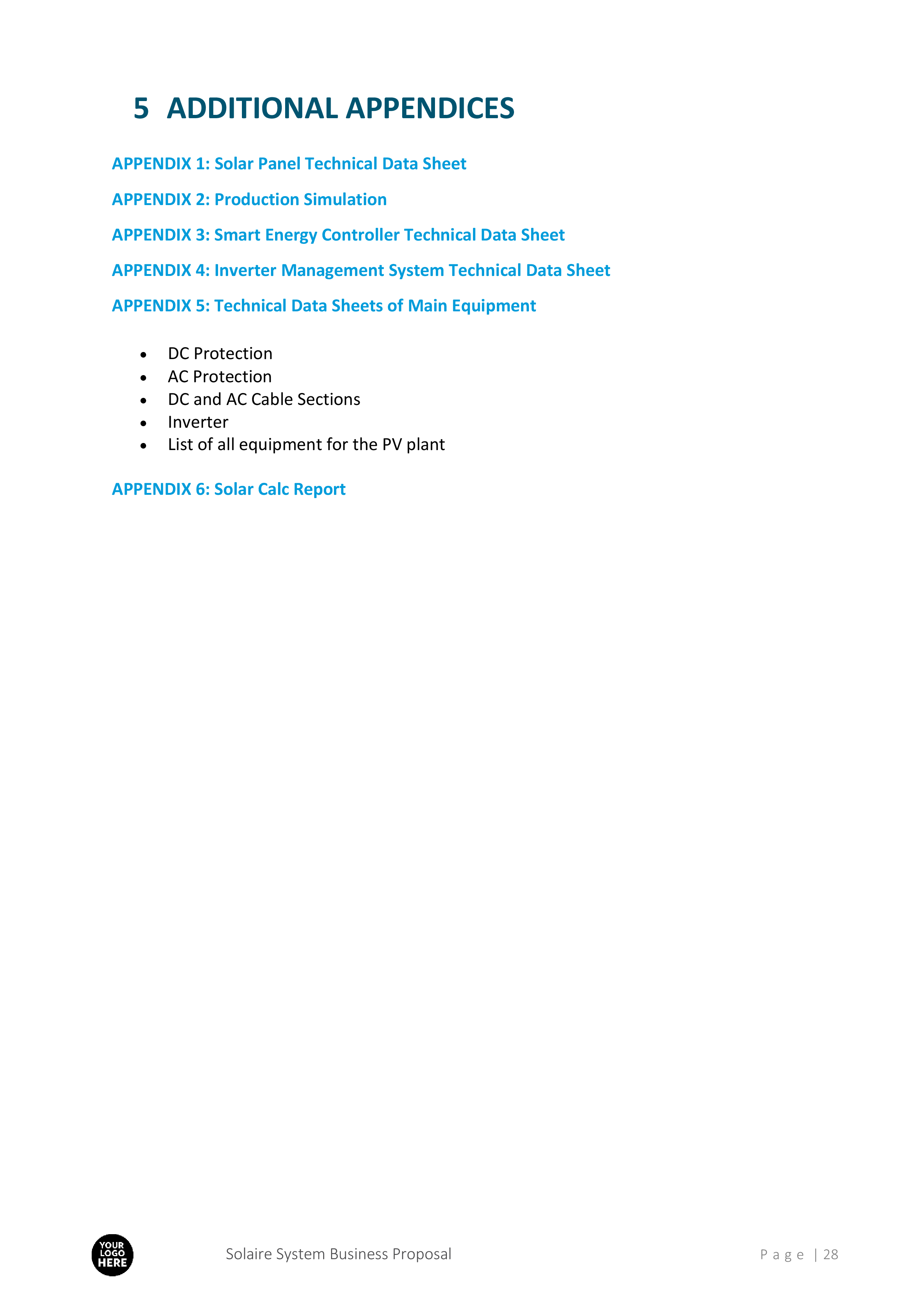 Solar Panel System Installation Business Proposal Template - Image 14