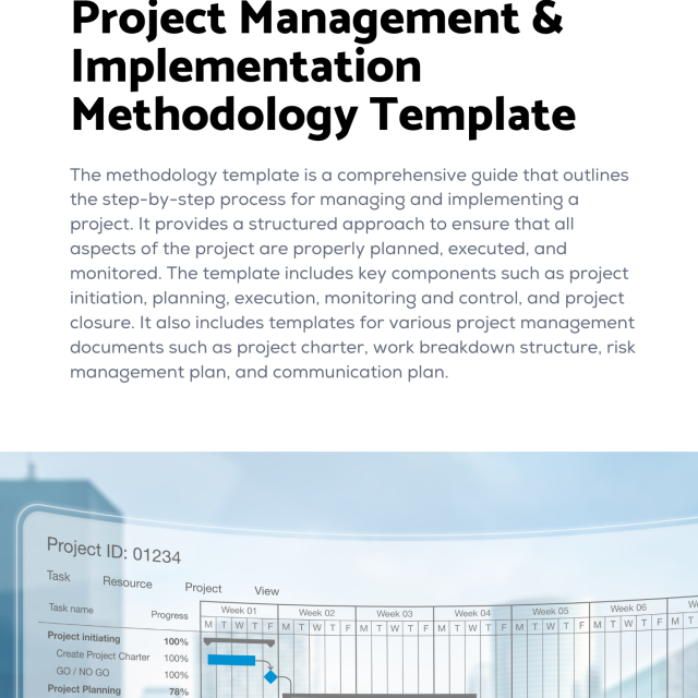 Project Management & Implementation Methodology Template