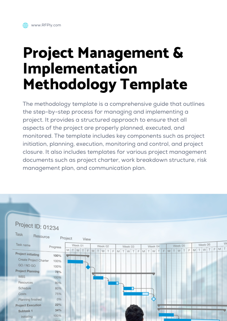 Project Management & Implementation Methodology Template - RFPLY ...