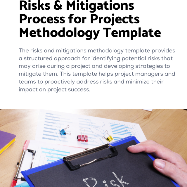 Risks & Mitigations Process for Projects Methodology Template