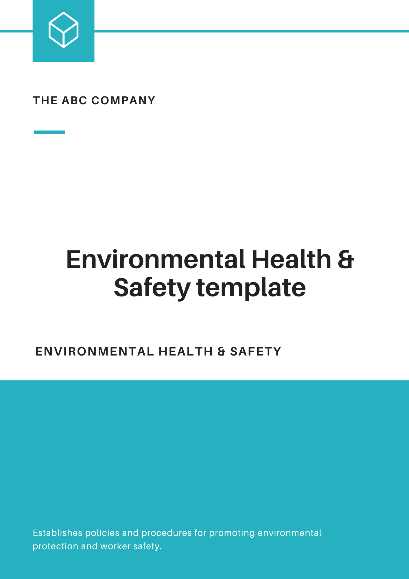 Environmental Health & Safety template for RFP Vendor responsibility
