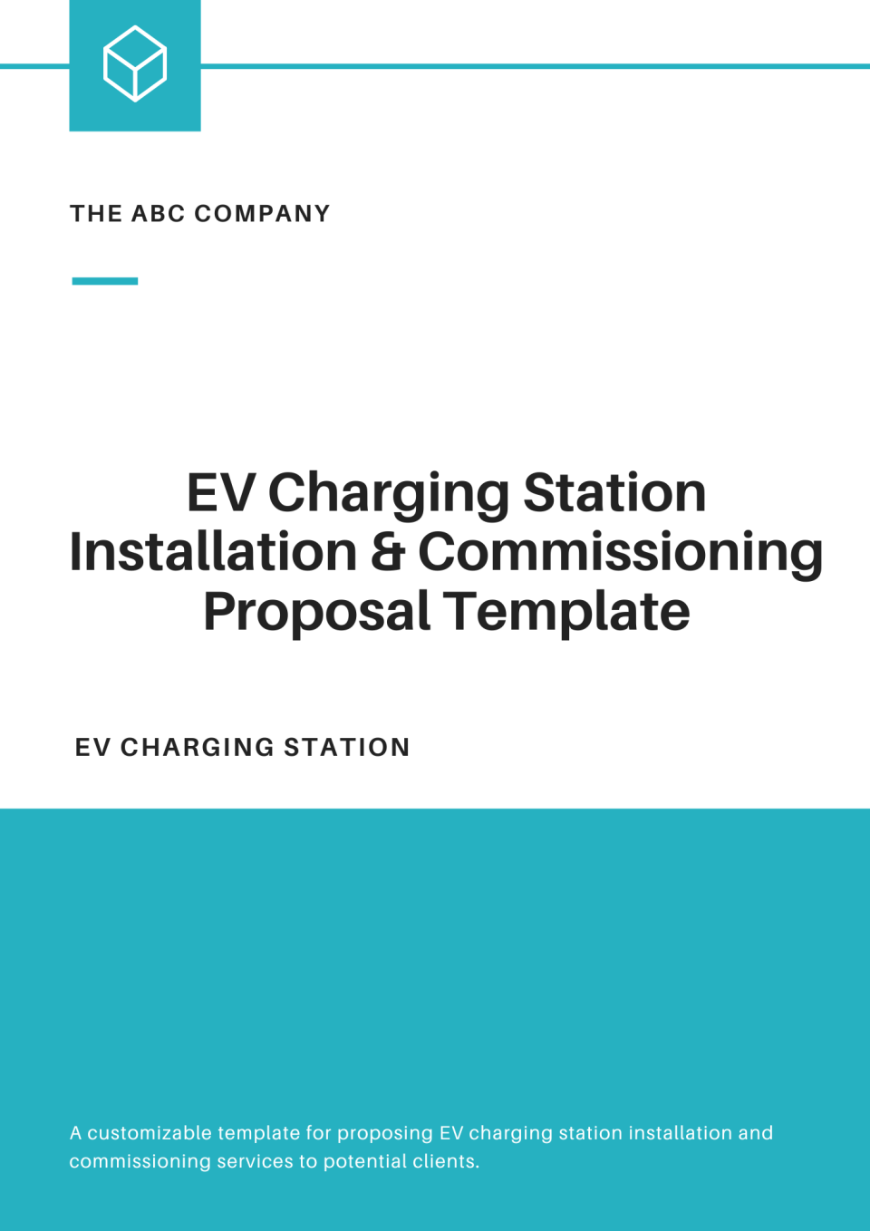 EV Charging Station Installation and Commissioning Proposal Template ...