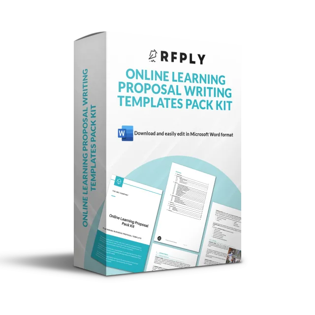 Online Learning Proposal Writing Pack Kit for RFP – Proposal Templates