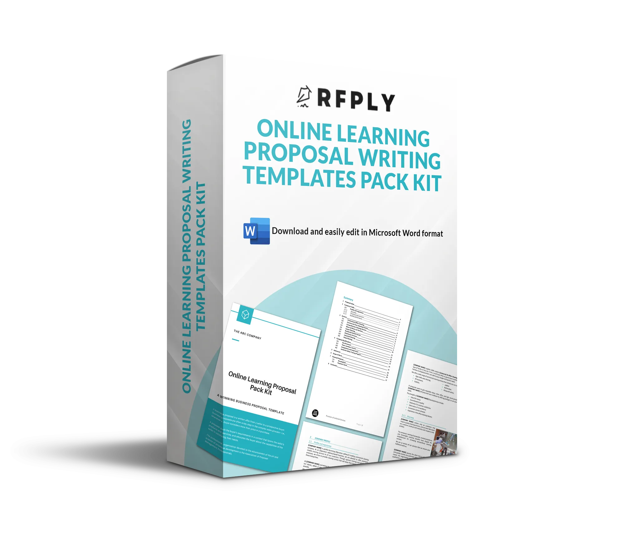 Online Learning Proposal Writing Pack Kit for RFP – Proposal Templates