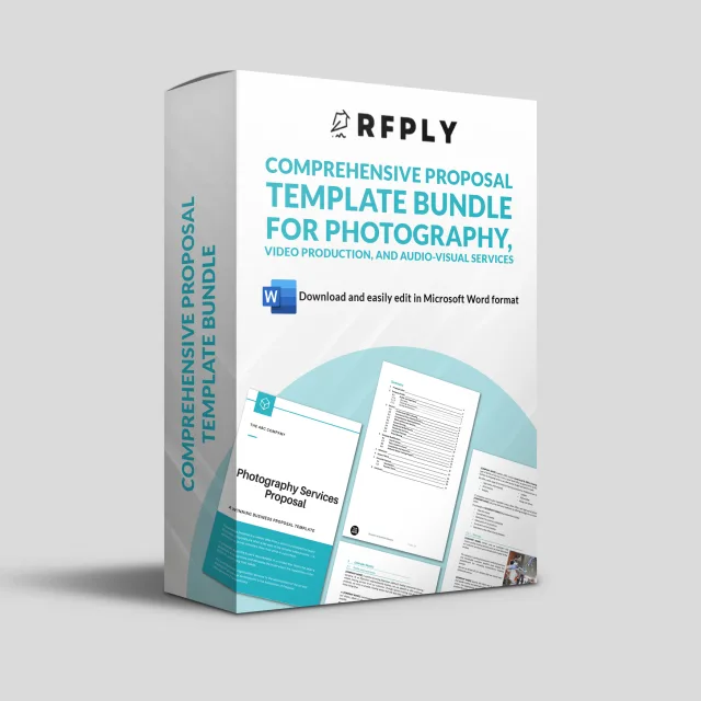 Comprehensive Proposal Template Bundle for Photography, Video Production, and Audio-Visual Services