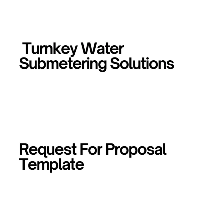Request for Proposals (RFP) for Turnkey Water Submetering Solutions