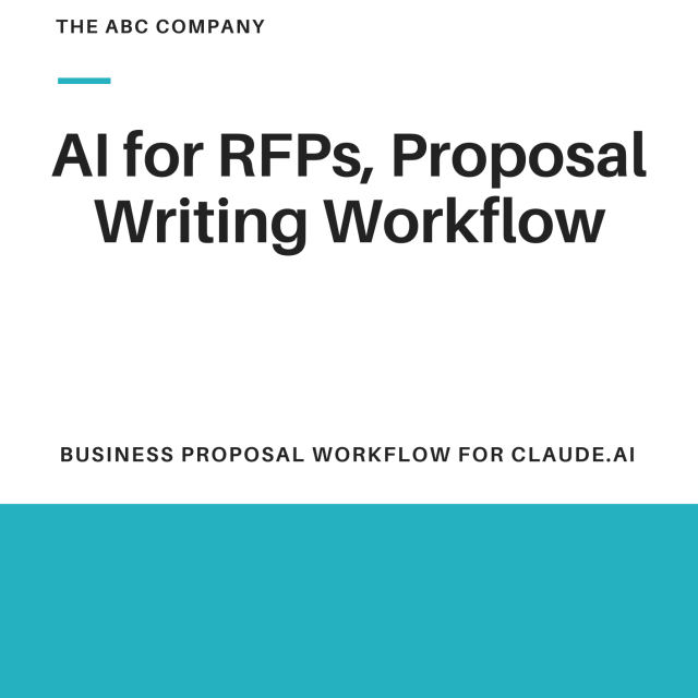 AI for RFPs - The Business Proposal Workflow